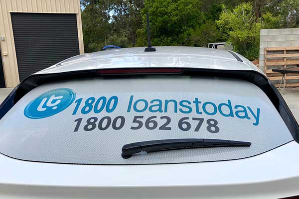 One Way Vision Stickers for Loans Today