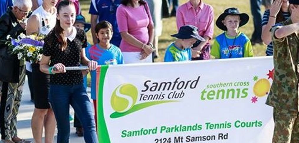 Sporting Club Signage for Samford Tennis Club